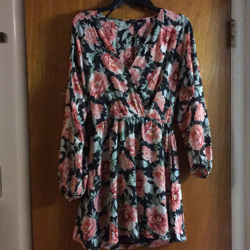 Floral Mini Dress/ Tunic Top